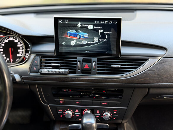 2017 Audi A6 IV (C7) Рестайлинг, чёрный - вид 16