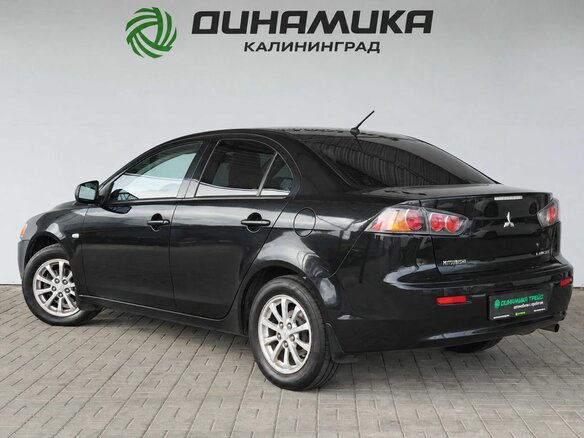 2012 Mitsubishi Lancer X Рестайлинг, чёрный, 790000 рублей - вид 2