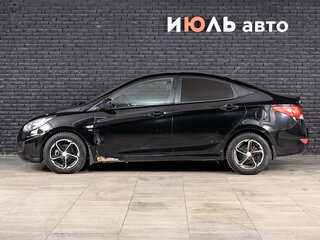 2012 Hyundai Solaris I, чёрный, 680000 рублей, вид 4