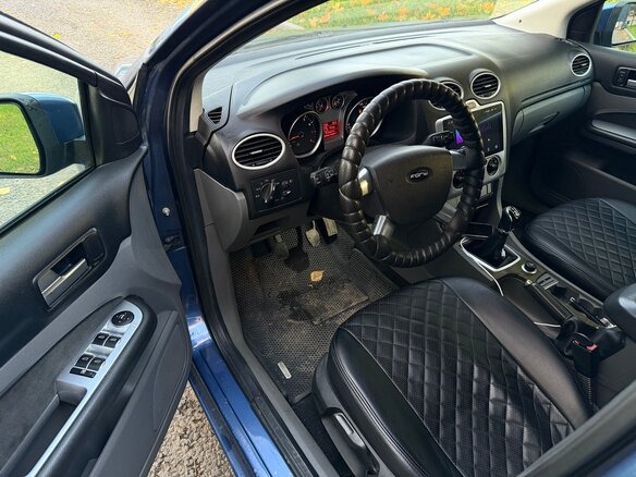 2008 Ford Focus II Рестайлинг, синий, 460000 рублей - вид 8