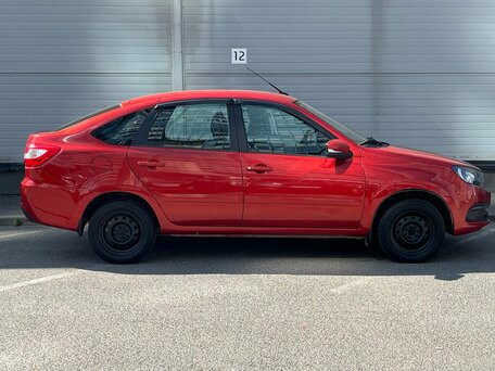 2022 Lada (ВАЗ) Granta I Рестайлинг, красный, 619000 рублей, вид 4