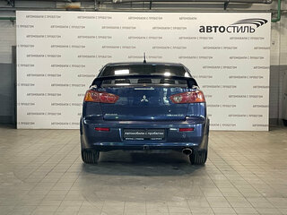 2008 Mitsubishi Lancer X, синий, 599000 рублей, вид 4
