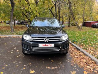 2012 Volkswagen Touareg II, чёрный, 2550000 рублей, вид 2