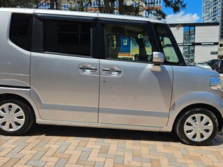 2015 Honda N-BOX I, серебристый, 745000 рублей, вид 3