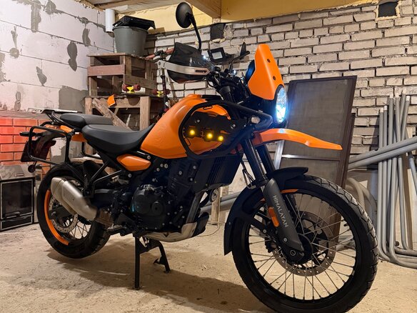 2024 Royal Enfield Himalayan, оранжевый, 460000 рублей - вид 7