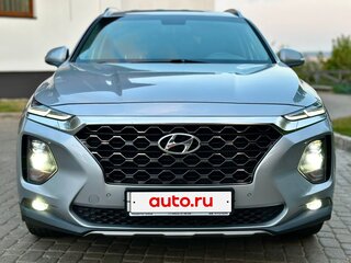 2019 Hyundai Santa Fe IV, серебристый, 3500000 рублей, вид 1