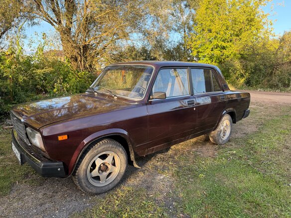 2003 Lada (ВАЗ) 2107, красный, 175000 рублей - вид 5