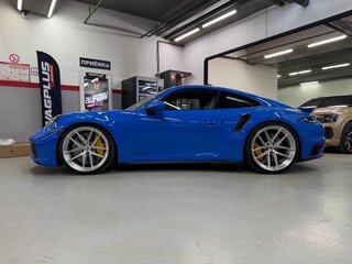 2021 Porsche 911 Turbo S VIII (992), голубой, 23000000 рублей, вид 1
