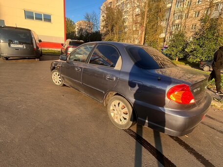 2004 Kia Spectra I Рестайлинг 2, синий, 225000 рублей, вид 4
