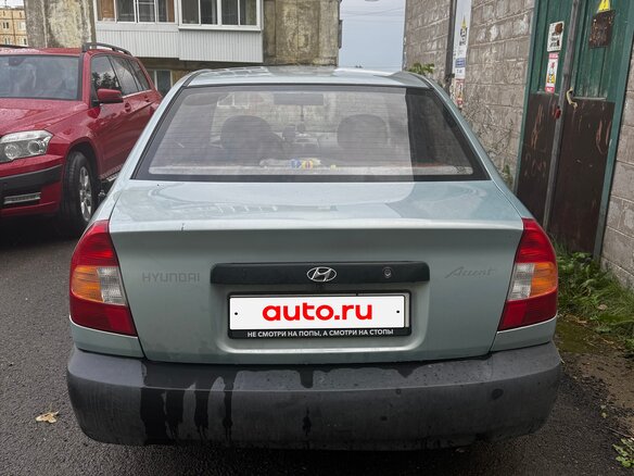 2008 Hyundai Accent ТагАЗ II, серебристый, 200000 рублей - вид 2