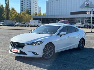2016 Mazda 6 III (GJ) Рестайлинг, белый, 1940000 рублей, вид 2