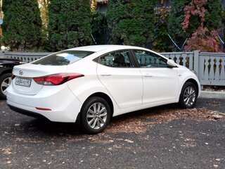 2014 Hyundai Elantra V (MD) Рестайлинг, белый, 1393000 рублей, вид 2