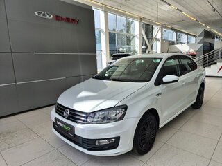 2019 Volkswagen Polo V Рестайлинг, белый, 1169000 рублей, вид 1