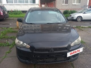 2008 Mitsubishi Lancer X, чёрный, 430000 рублей, вид 1