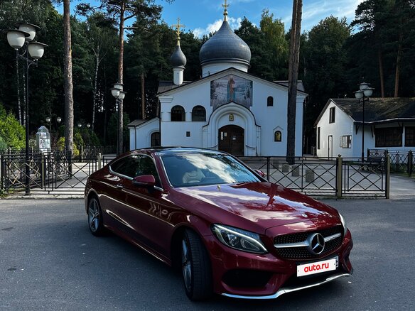 2017 Mercedes-Benz C-Класс 180 IV (W205), красный, 2900000 рублей