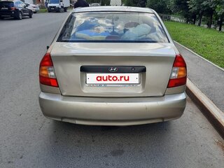 2004 Hyundai Accent ТагАЗ II, бежевый, 370000 рублей, вид 2