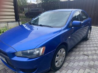 2010 Mitsubishi Lancer X, синий, 580000 рублей, вид 1
