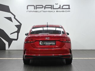 2021 Hyundai Solaris II Рестайлинг, красный, 2009900 рублей, вид 4
