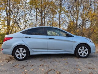 2011 Hyundai Solaris I, голубой, 780000 рублей, вид 3