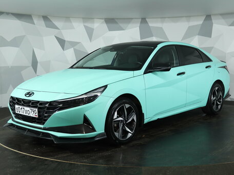 2020 Hyundai Elantra VII (CN7), зелёный, 2300000 рублей, вид 1