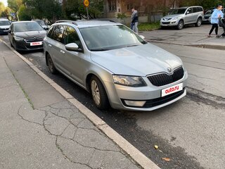 2014 Skoda Octavia III (A7), серебристый, 805000 рублей, вид 3