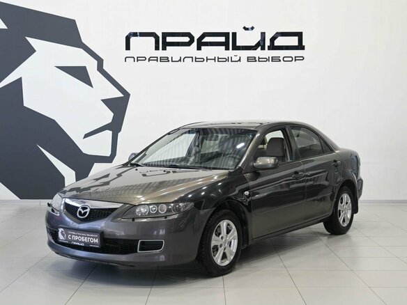 2006 Mazda 6 I (GG) Рестайлинг, серебристый