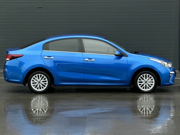 2017 Kia Rio IV, синий, 1175000 рублей - вид 6