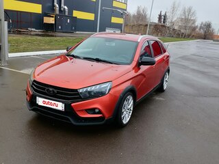 2017 Lada (ВАЗ) Vesta SW Cross I, оранжевый, 1050000 рублей, вид 2