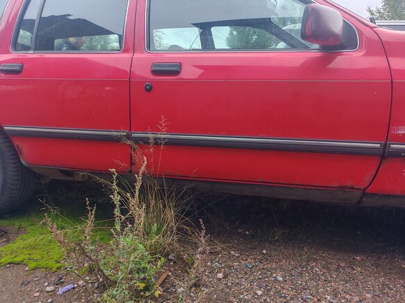 1988 Ford Sierra I Рестайлинг, красный, 160000 рублей - вид 11