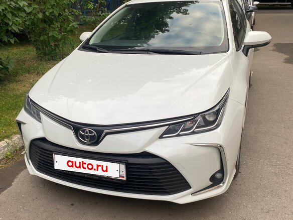 2020 Toyota Corolla XII (E210), белый
