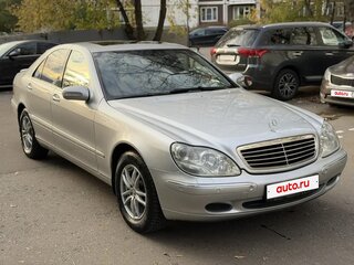 2002 Mercedes-Benz S-Класс 320 IV (W220), серебристый, 1350000 рублей, вид 1