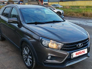2018 Lada (ВАЗ) Vesta SW Cross I, коричневый, 880000 рублей, вид 2
