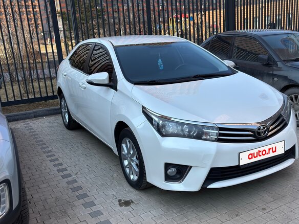 2014 Toyota Corolla XI (E160, E170, E180), белый, 1280000 рублей - вид 2
