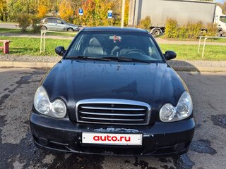 2008 Hyundai Sonata ТагАЗ IV (EF) Рестайлинг, чёрный, 500000 рублей, вид 2