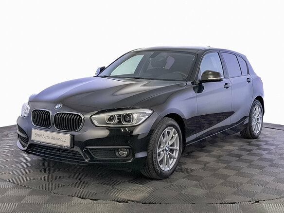 2017 BMW 1 серии 118i II (F20/F21) Рестайлинг 2, чёрный, 1715000 рублей