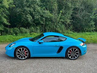2016 Porsche Cayman S III 718 (982), голубой, 5970000 рублей, вид 5