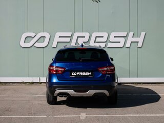 2022 Lada (ВАЗ) Vesta SW I, синий, 1399000 рублей, вид 4