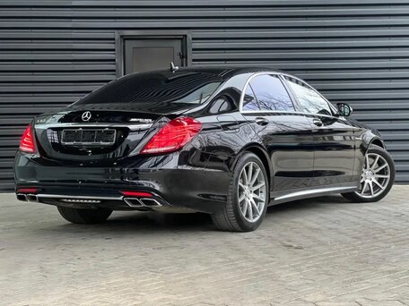2014 Mercedes-Benz S-Класс AMG 63 AMG Long III (W222, C217), чёрный, 3765000 рублей, вид 5