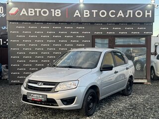2018 Lada (ВАЗ) Granta I, серебристый, 529000 рублей, вид 1