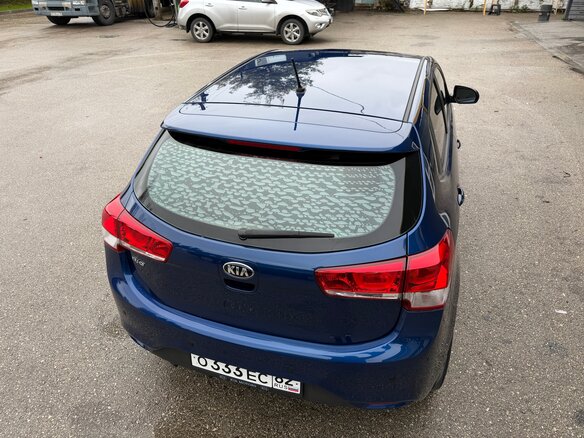 2016 Kia Rio III Рестайлинг, синий, 890000 рублей - вид 9