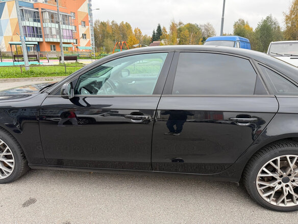 2014 Audi A4 IV (B8) Рестайлинг, чёрный, 1350000 рублей - вид 3