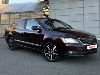 2014 Skoda Superb DSG II Рестайлинг, пурпурный, 1099000 рублей, вид 1