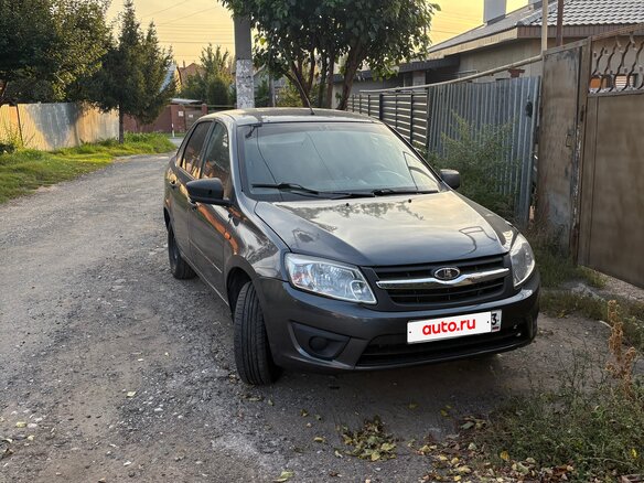 2015 Lada (ВАЗ) Granta I, серебристый, 290000 рублей - вид 6