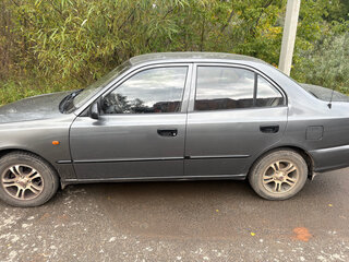 2007 Hyundai Accent ТагАЗ II, серый, 500000 рублей, вид 4