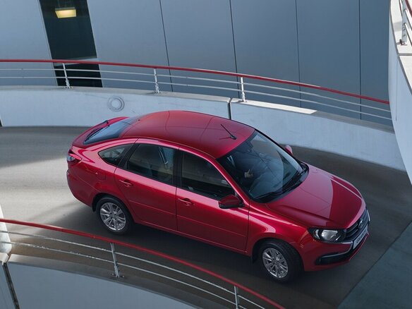 2026 Lada (ВАЗ) Granta I Рестайлинг, красный, 1121000 рублей