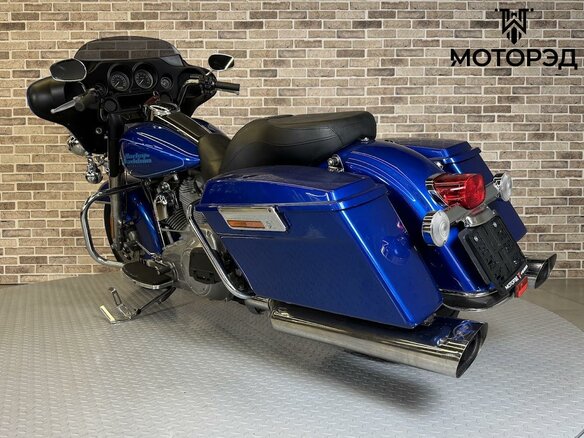 2008 Harley-Davidson Electra Glide, синий, 995000 рублей - вид 7