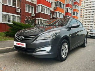2015 Hyundai Solaris I Рестайлинг, серый, 1080000 рублей, вид 1