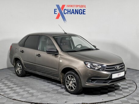 2019 Lada (ВАЗ) Granta I Рестайлинг, коричневый, 522000 рублей, вид 3