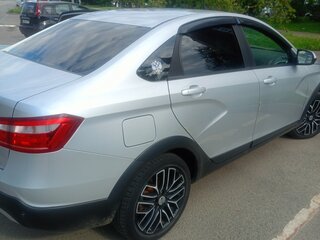 2019 Lada (ВАЗ) Vesta Cross I, серебристый, 880000 рублей, вид 4