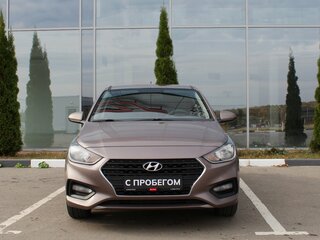 2019 Hyundai Solaris II, коричневый, 1340000 рублей, вид 2
